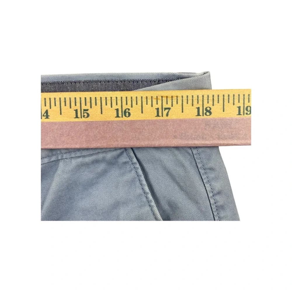Banana Republic Emerson Shorts Mens 36 Light Blue Chino Flat Front Casual Summer